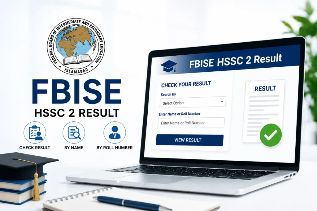 FBISE Federal Board 12th Class Position Holders 2026 Inter HSSC 2 federal board 12th class position holders inter hssc 2
