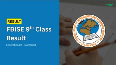 federal board 9th class result by name roll number