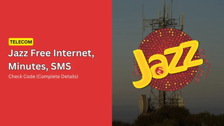 jazz free internet minutes and sms check code