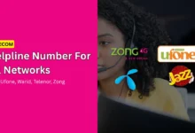 jazz ufone warid telenor zong helpline number