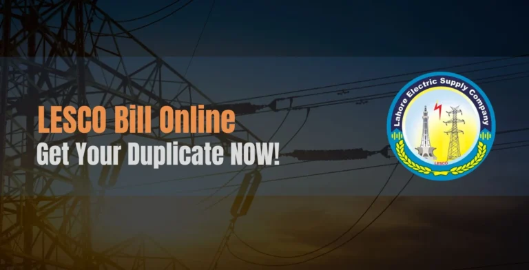 lesco duplicate bill check online