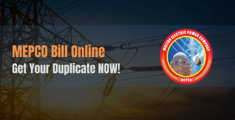 mepco duplicate bill check online
