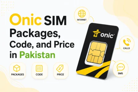 Onic SIM Packages, Code, and Price in Pakistan onic sim packages price