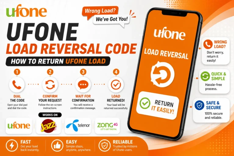 ufone load reversal code