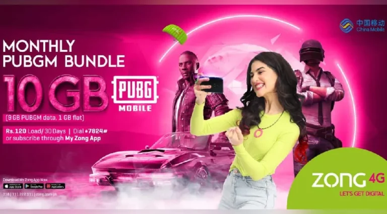 zong 4g pubg mobile bundle
