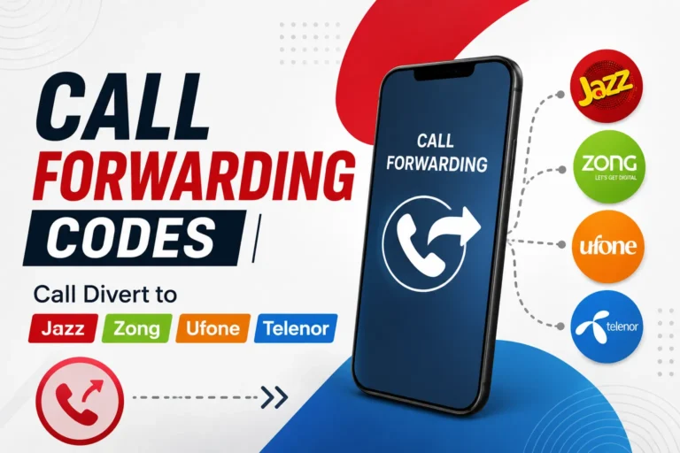 call forwarding codes jazz zong ufone telenor