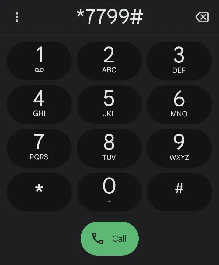 telenor balance save code