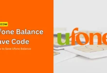 ufone balance save code