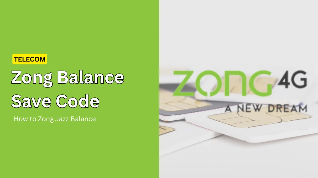 zong balance save code