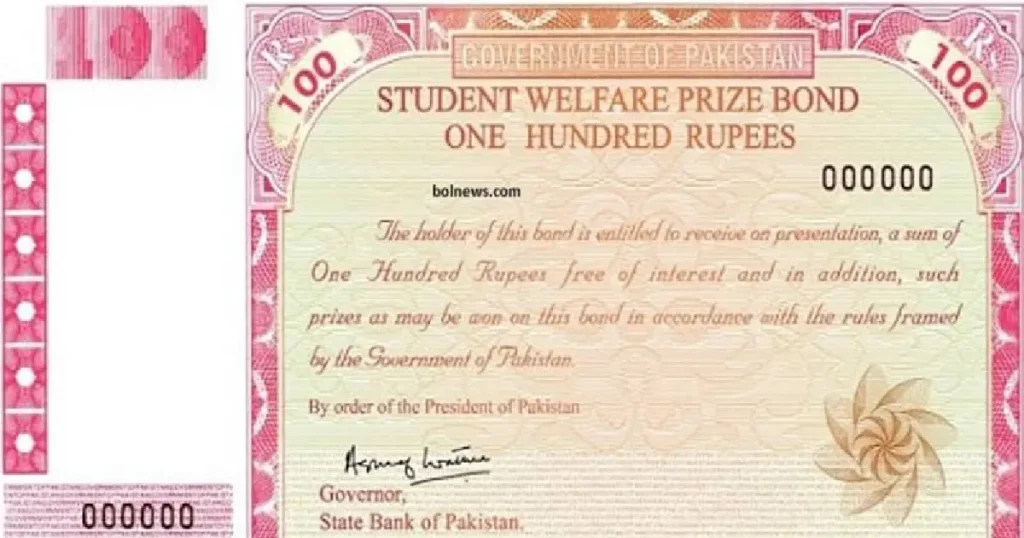 100 prize bond