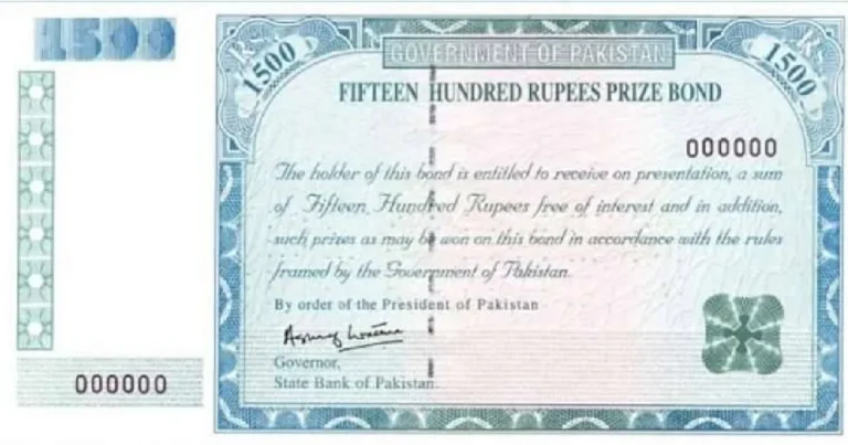 1500 prize bond