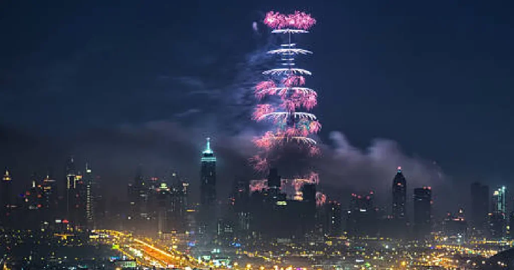 dubai fireworks
