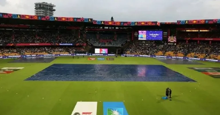 heavy rainfall in bengaluru nz vs sl world cup clash
