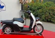 honda unveils benly e in pakistan