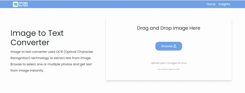 Imagetotext.online Review: Copy Text from Images or Screenshots image to text
