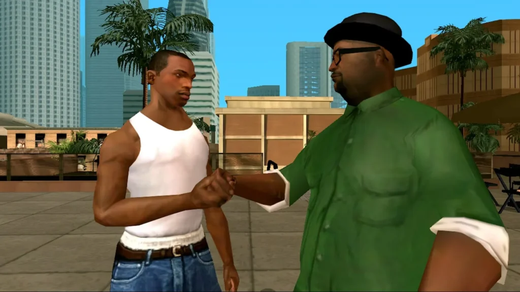 best open world games android grand theft auto san andreas cj and big smoke