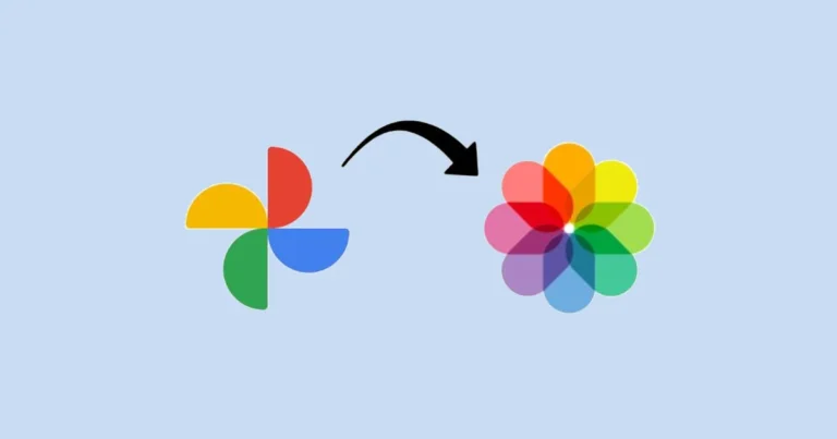 google photos to icloud