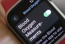 apple watch blood oxygen monitering