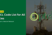 ptcl number code list
