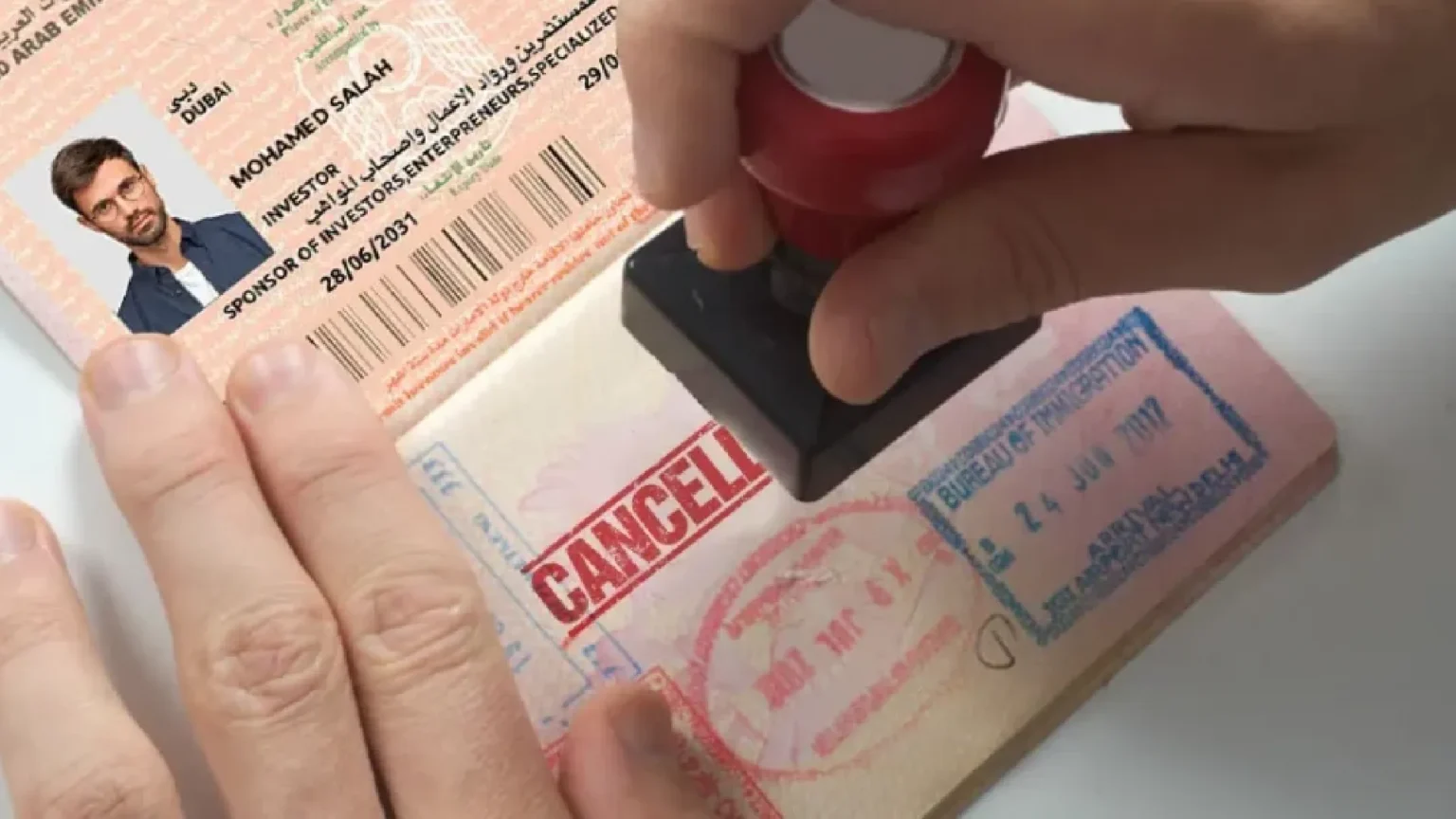 uae visa cancellation process