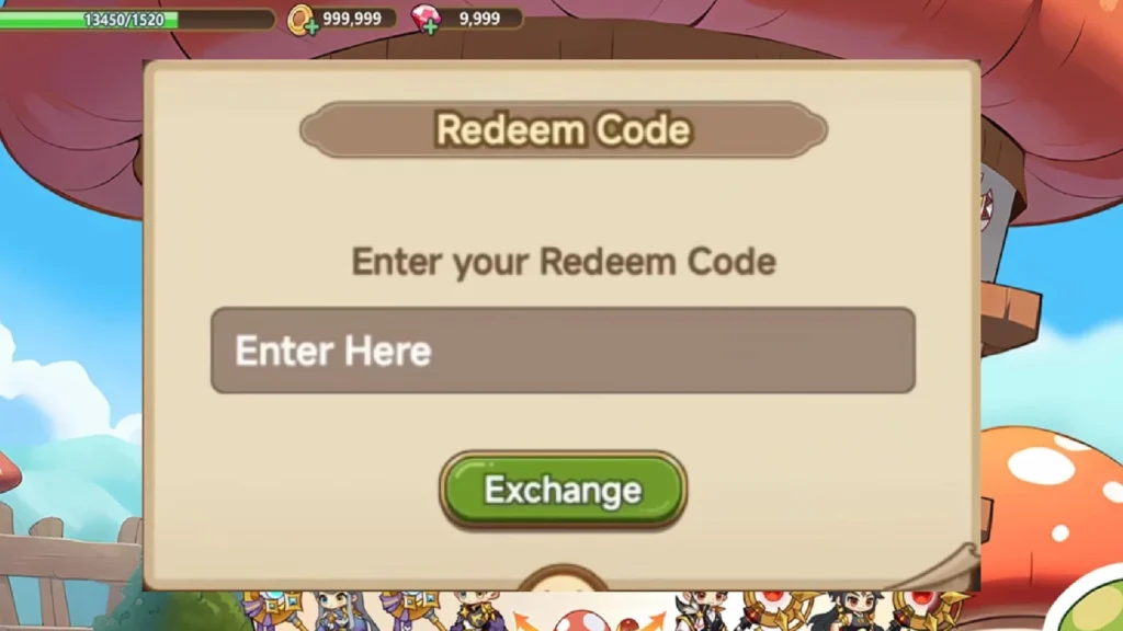 legend of mushroom redeem codes