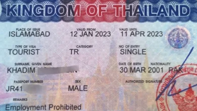 thailand visa fee