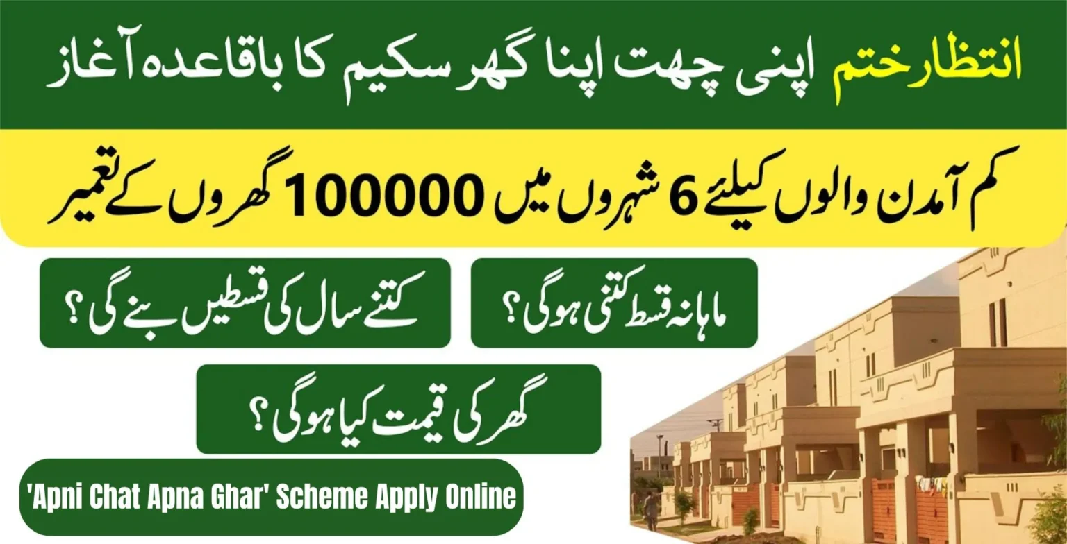 apni chat apna ghar scheme apply online
