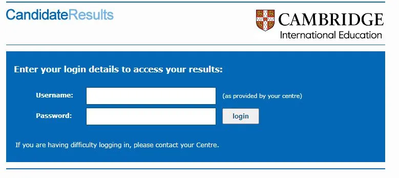 cambridge result