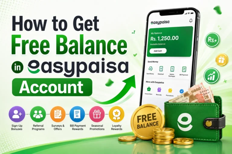 get free balance easypaisa account