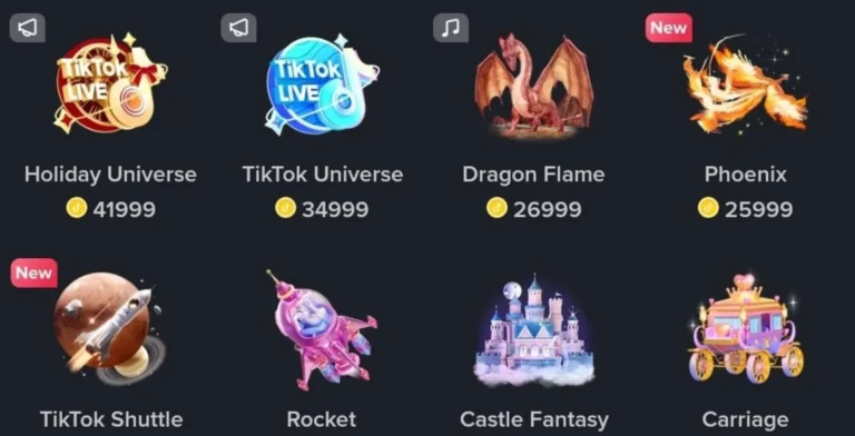 how much universe gift worth tiktok
