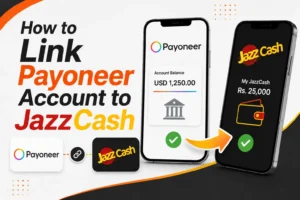 How to Link Payoneer Account to JazzCash