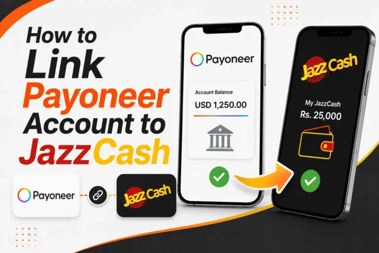 how to link payoneer account to jazzcash