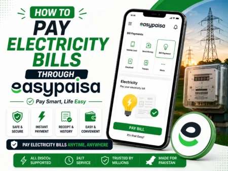 how to pay electricity bills through easypaisa