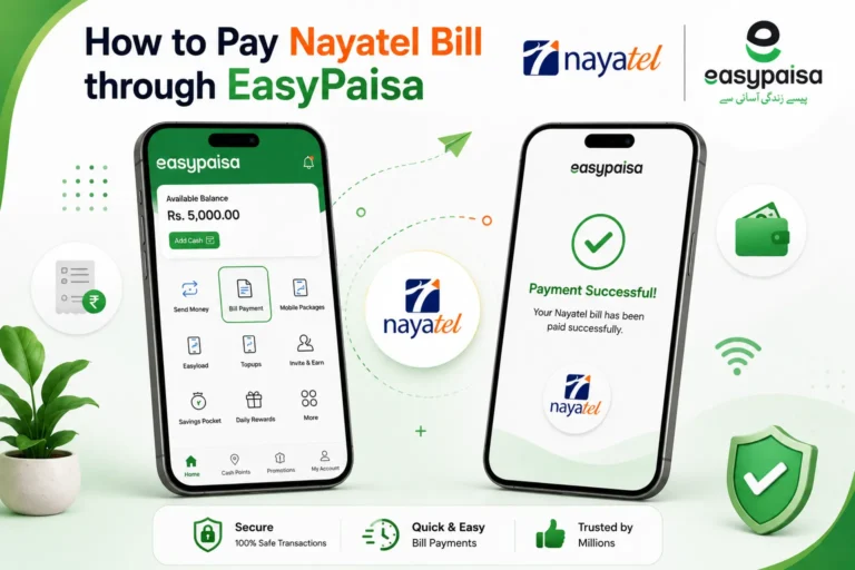 How to Pay Nayatel Bill through EasyPaisa how to pay nayatel bill through easypaisa
