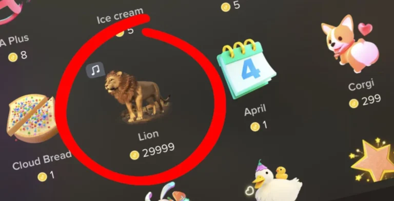 lion gift cost tiktok