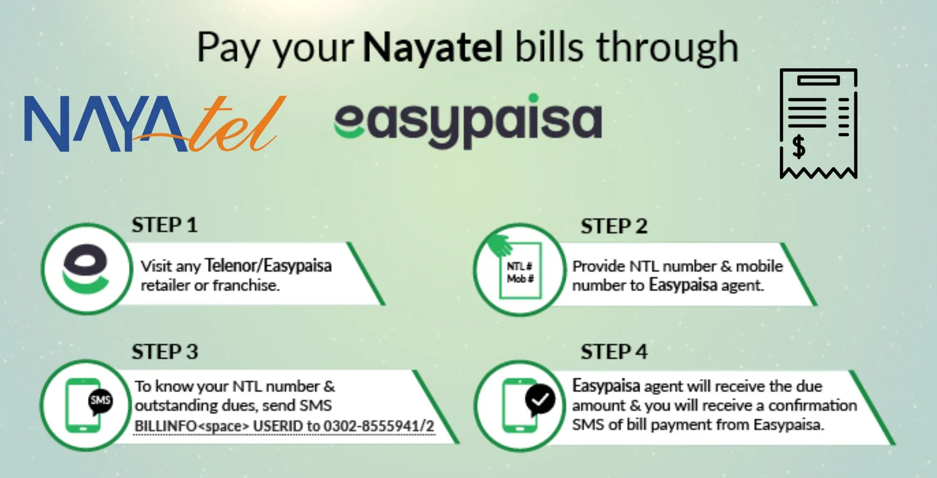 pay nayatel bill through easypaisa