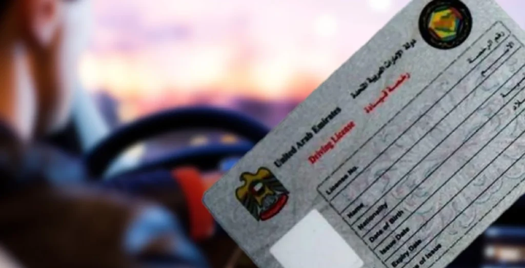 uae driving licence