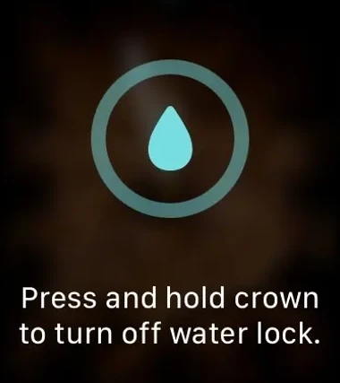 water ejection apple watch