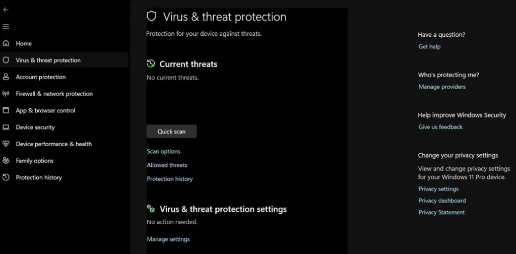 windows security