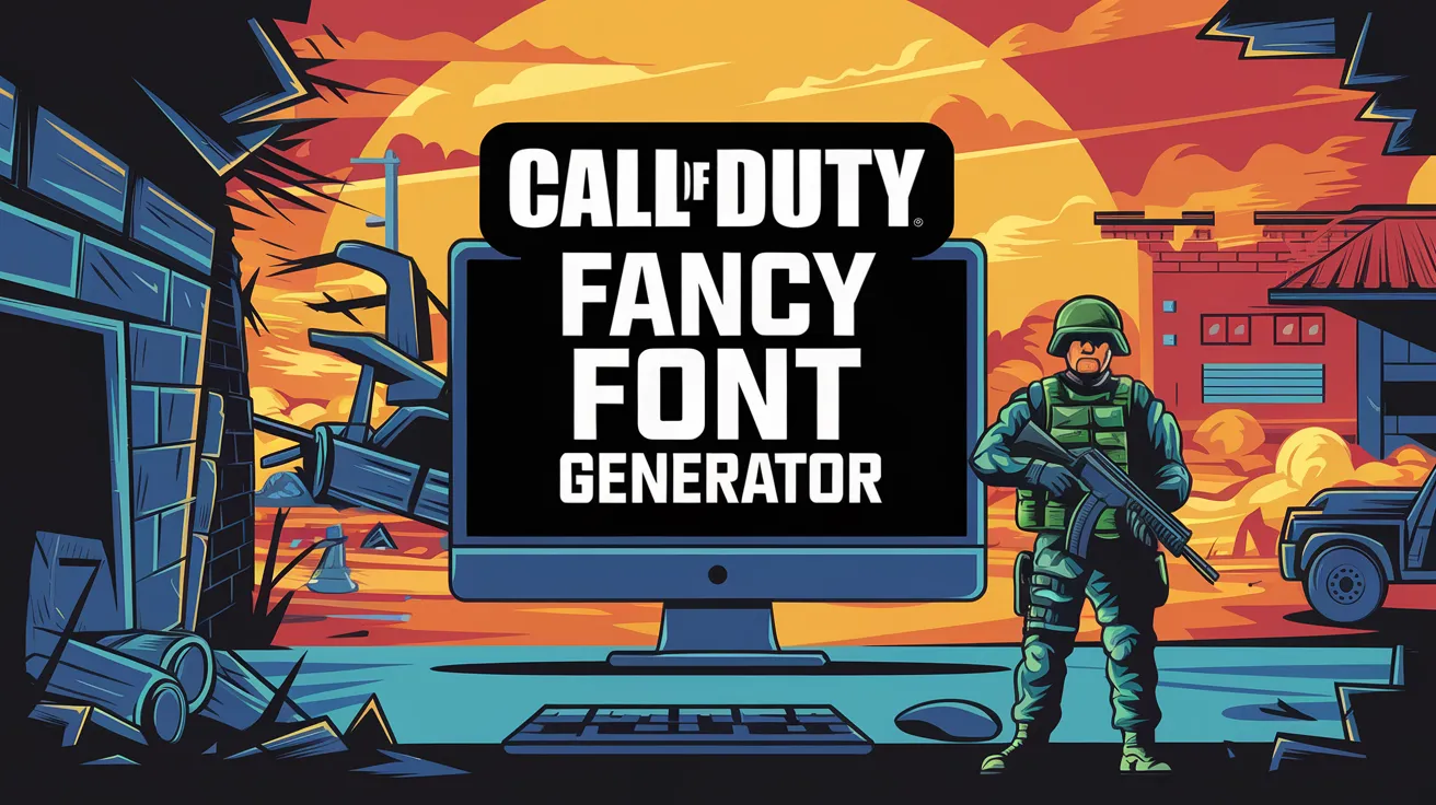 call of duty fancy font generator 1