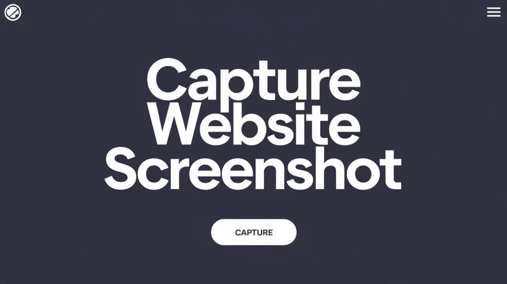 Capture Website ScreenShot capture website screenshot
