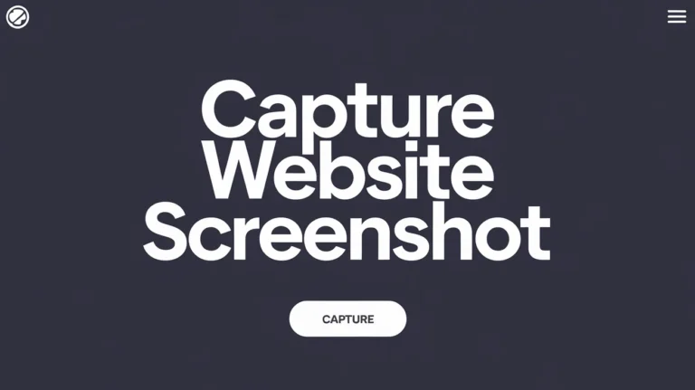 capture website screenshot