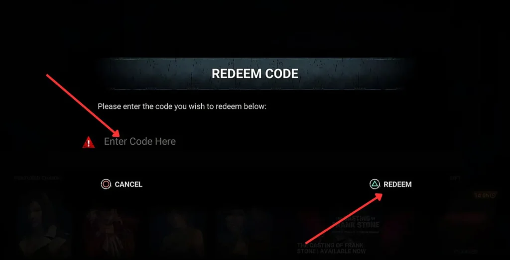 dead by daylight codes redeem