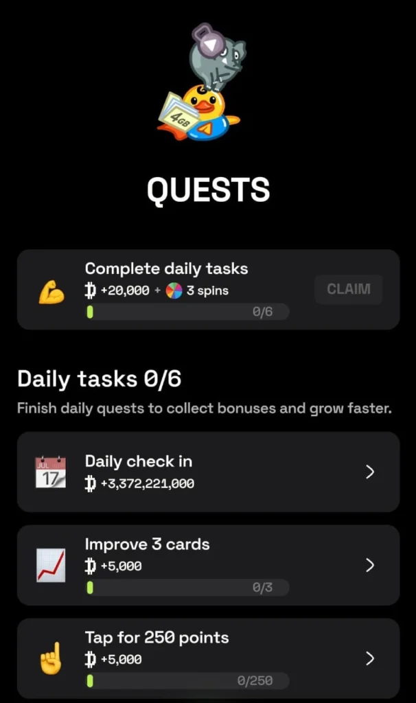 dropee quest