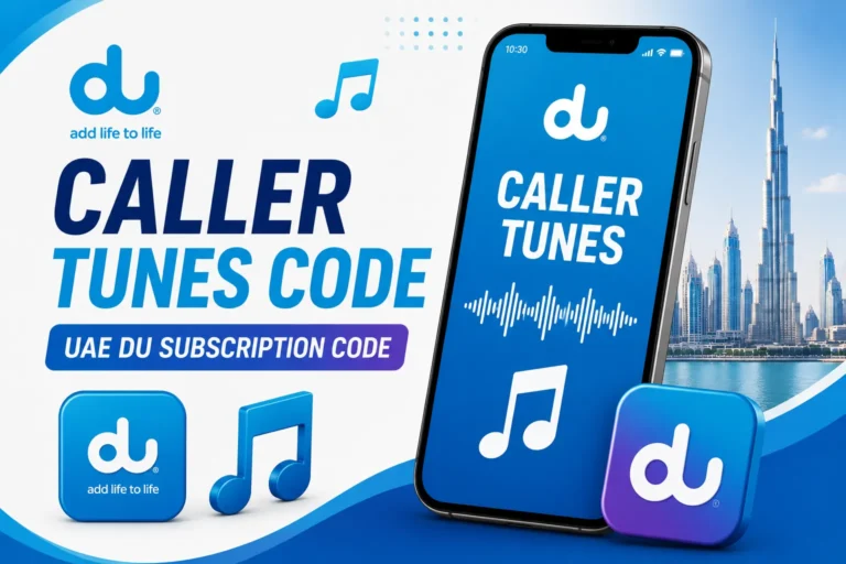 Du Caller Tunes Code 2026 – UAE Du Subscription Code du caller tunes subscription code
