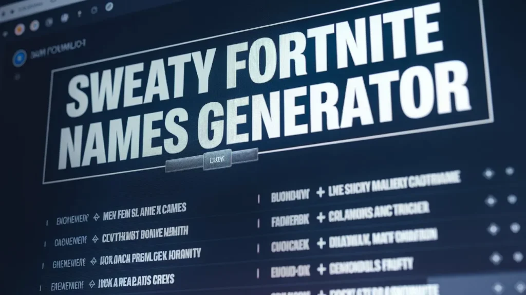 fortnite names generator