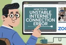 how to fix zoom unstable internet connection error