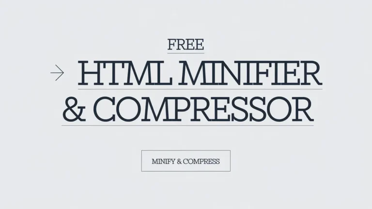 html minifier