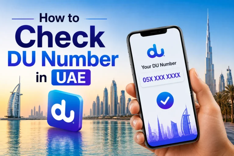 check du number uae how to