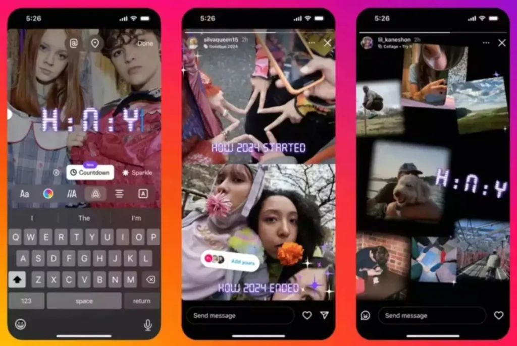 create recap collage on instagram stories